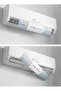 Adjustable Air Conditioner Deflector, Length & Angle for Cooling/Heating Air Circulation White - 2