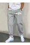 Los Angeles Written Unisex Autumn Winter Seasons Elastic Leg Sweatpants Soft and Stretchy