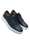 Genuine Leather Black Sneaker Casual Men's Daily Orthopedic Laceless 4 Season Shoes B405 - 8