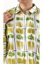 Green & Olive Shaded Co-Ord Set – Shirt & Wide-Leg Pant. - 3