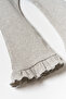 Girl's Ruffled Spanish Leggings Gray Melange - 2