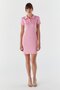 Polo Neck Dress Pink - 3