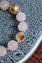 Certified Pink Quartz & Amethyst & Faceted Citrine Bracelet - 4