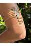 Steel Gold Snake Bracelet - 4