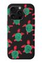 iPhone 16 Pro Max Compatible Sea Turtle Patterned Suede Inside Launch Protective Phone Case