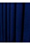 Parlement Blue Honeycomb Velvet Background Curtain Extra-Foam Gathered Plain Installation No Ironing Required Background - 3
