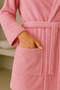 Nevin Model Bathrobe Set – 100% Cotton Bathrobe and 50X90 Face Towel - 6