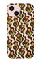 Suede Inside Launch Protective Phone Case Compatible with iPhone 14/13 Flower Patterns