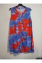 100% Cotton, Sleeveless, Full Button Stylish Dress