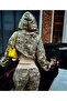 Restock Camouflage Baggy Tracksuit Set, Bottom and Top (3-Thread Brushed Inside) - 3