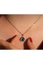 Tarnish Steel Sky Necklace Valentine's Day Gift Necklace Gold Steel Necklace Women Zircon Necklace