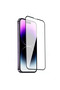 واقي شاشة من الزجاج المقسى مضاد للصدمات ومضاد للكهرباء الساكنة متوافق مع هاتف iPhone 14 Pro Max