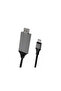 كابل HDMI أسود من النوع C مع صندوق أحمر-SCKS