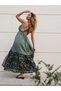 Gazelle Bohemian Style Gypsy Dress / Green - 8