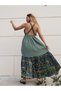 Gazelle Bohemian Style Gypsy Dress / Green - 7