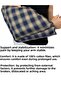 Arm and Elbow Pad Wrist and Arm Protector Pad 100% Cotton Fiber Brown Black - 2