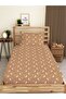 Moon Patterned Printed Single Elastic Sheet Set