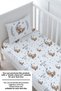 Baby Size (Without Sheets) Duvet Cover Set 100X150 cm - for Baby Series - Bear Sleeping on the Moon - 4