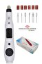 Nail File Machine Set New Trend Superior Design with USB Nail Drill Nail Art White Color