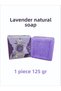 Lavender Soap, Lavender, Natural Handmade Natural Soap with Lavender Scent, Soap (1 Piece 125Gr)
