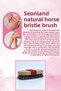 Natural Horsehair Cellulite Ingrown Brush & Pumpkin Fiber Honey Donkey Milk & Alo Vera Soap Gift Set of 2 - 7