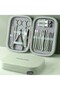 18 Piece Travel Type Water Green Manicure & Pedicure Set with Bag-Personal Care Set-Face Care Set