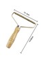 Wooden Handle Iron Clothes Lint and Fluff Collector| Cat Dog Sweater Cardigan Carpet Fabric Feather - 6