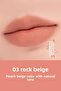 Natural Lip Color Matte Lip Pencil - Lip Mate Pencil -03 Rock Beige
