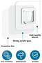 5 Pieces Item Fixing Hanger Adhesive Snap Clip Bathroom Kitchen Wall Table Clock Accessory Hanger - 2