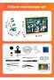 Microscope Kit 60-180X Magnification Minihandheld Digital Children's Microscope 21Piece Educational Set Ledlight - 4