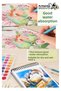 12 Colors Tablet Watercolor and A4 Ring Binder Watercolor Block Paper A4 210Gr 20 Sheets Fine Textured Stone Waterbo - 2