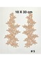 Guipure Applique / 2 Pack Guipure Applique / Powder Color - 2