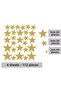Star Wall Sticker - 3-4-5cm Mixed Sizes - 112 Pieces - 5