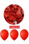 Pastel Red 25 Piece Balloon Set Birthday Party and Organization Decoration - 2