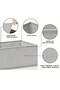 6-Piece Gray Drawer Organizer Set - Multi-Purpose Cabinet Box Set - 5
