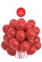 Pastel Red 25 Piece Balloon Set Birthday Party and Organization Decoration