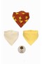 Unisex Baby Organic Fabric Double Layer Winnie The Pooh Teddy Bear Scarf Food Bib Drooling Bib 3 Pieces - 2