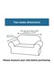 Lycra Fabric 2 Seater Seat Cover Sofa Cover Elastic Flexible Good Quality - 5