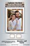 2 قطعة إطار 13x18 - إطار شريطي خشبي أبيض - إطار MDF - إطار صور مع PVC