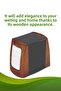 2 Pieces Wooden Detailed Double Sided Spring Napkin Holder Cafe Restaurant Buffet Hotel Napkin Holder - 4