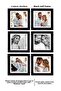 6 قطع إطار 30x30 - إطار مربع - إطار أسود MDF - مجموعة إطارات صور متعددة