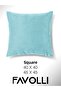 Velvet Textured Fog Blue Throw Pillow Case Hidden Zipper Suitable for Dream Series Punch - 5