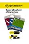 40X40Cm Microfiber Cleaning Cloth Super Absorbent Shiny Texture 3-Pack