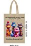 Natural Raw Cloth Dtf Printed Bag - 3