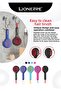 Open-Close Self-Cleaning Hair Brush 8912 Black |   Easy Cleaning, Ergonomic Design - 5