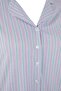 Lila %100 Pamuklu Çizgili Gömlek-Pantolon Örme Pijama Takımı TBBAW26AI00017 - 6