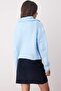 Mavi Oversize/Geniş Kalıp Crop Triko Hırka TWOAW26HI00179 - 4