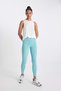 Sports Leggings - Turquoise - High Waist