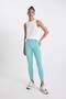 Sports Leggings - Turquoise - High Waist - 2