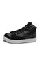 Women's Black Sneaker Suede Mesh Detailed Lace up Serrated Sole Sports Basketball Shoes 08 - 3